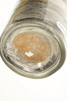Lot 780 - A RARE LATE 19TH CENTURY AMERICAN COMMEMORATIVE COLOURED GUANO FILLED BOTTLE