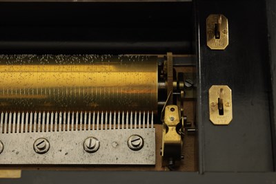 Lot 1271 - A 19TH CENTURY EIGHT AIRS SWISS MUSICAL BOX BY P.V.F.