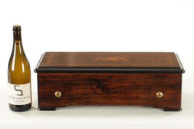 Lot 1271 - A 19TH CENTURY EIGHT AIRS SWISS MUSICAL BOX BY P.V.F.