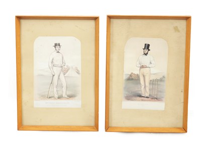 Lot 759 - A PAIR OF JOHN CORBETT ANDERSON CRICKET PRINTS