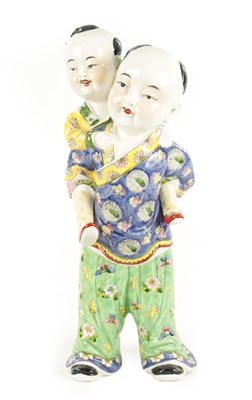 Lot 94 - A LATE 19TH CENTURY CHINESE PORCELAIN FIGURE