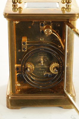 Lot 1178 - A 20TH CENTURY CARRIAGE CLOCK BY MATHEW NORMAN, LONDON.