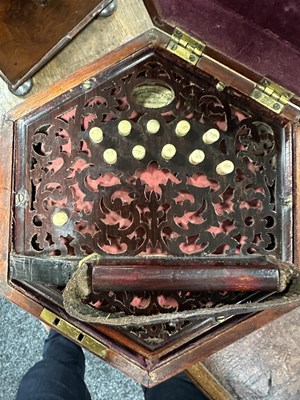 Lot 425 - A LACHENAL & CO. CONCERTINA RETAILED BY THOMAS DAWKINS, LONDON