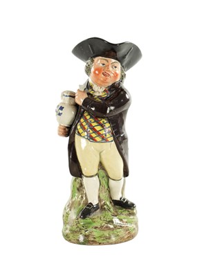 Lot 362 - AN EARLY 19TH CENTURY WALTON POTTERY TOBY JUG