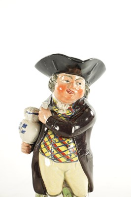 Lot 362 - AN EARLY 19TH CENTURY WALTON POTTERY TOBY JUG