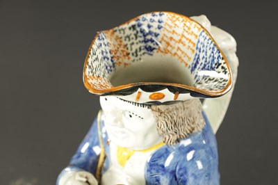 Lot 303 - A GOOD EARLY 19TH CENTURY YORKSHIRE TOBY JUG