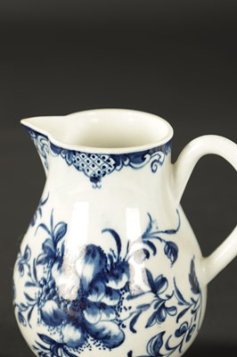 Lot 177 - A SELECTION OF FOUR 18TH CENTURY WORCESTER JUGS