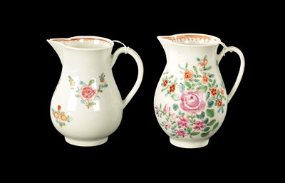 Lot 75 - TWO 18TH CENTURY WORCESTER JUGS