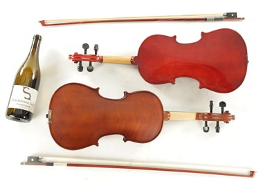 Lot 426 - TWO MODERN VIOLINS, LABELLED CARLO GIODANO ANNO 2008 AND YAMADA