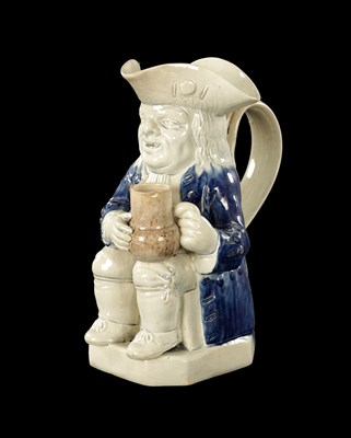 Lot 352 - AN EARLY 19TH CENTURY STAFFORDSHIRE TOBY JUG