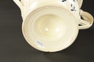 Lot 48 - A RARE LATE 18TH CENTURY LEEDS CREAMWARE LOVING CUP DATED 1780