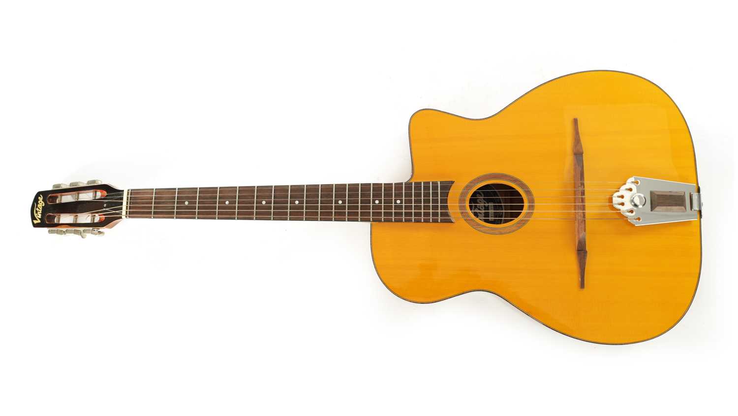 128 - A JHS VINTAGE SERIES ACOUSTIC GUITAR