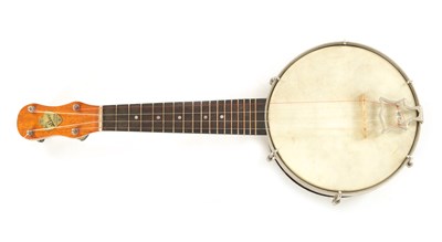 Lot 427 - A VINTAGE CASED BANJO BY JOHN GRAY & SONS, LONDON