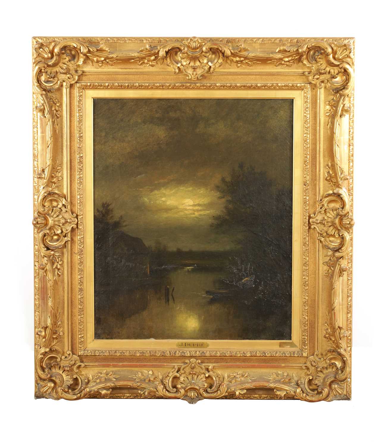 Lot 897 - JULES DUPRE (1811-1889). A 19TH CENTURY OIL ON CANVAS