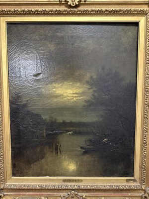 Lot 897 - JULES DUPRE (1811-1889). A 19TH CENTURY OIL ON CANVAS