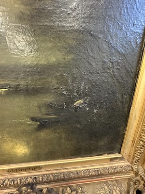 Lot 897 - JULES DUPRE (1811-1889). A 19TH CENTURY OIL ON CANVAS