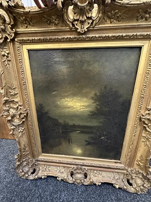 Lot 897 - JULES DUPRE (1811-1889). A 19TH CENTURY OIL ON CANVAS