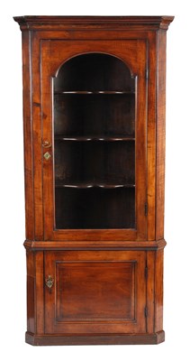 Lot 835 - AN 18TH CENTURY FLOOR STANDING FRUITWOOD...