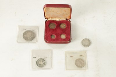 Lot 496 - A COLLECTION OF VICTORIAN SILVER COINS