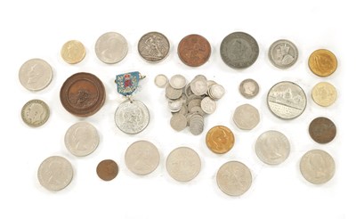 Lot 497 - A COLLECTION OF VARIOUS COINS AND MEDALLIONS