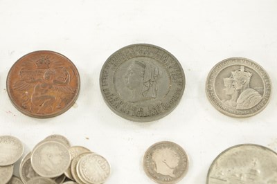 Lot 497 - A COLLECTION OF VARIOUS COINS AND MEDALLIONS