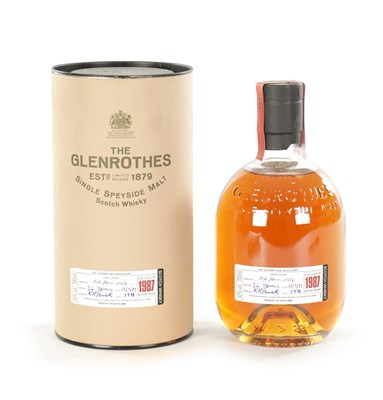 Lot 474 - THE GLENROTHES 1987 11 YEAR OLD SPEYSIDE SINGLE MALT SCOTCH WHISKY