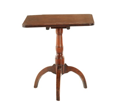 Lot 736 - A 19TH CENTURY MINIATURE FRUIT WOOD TILT TOP TABLE