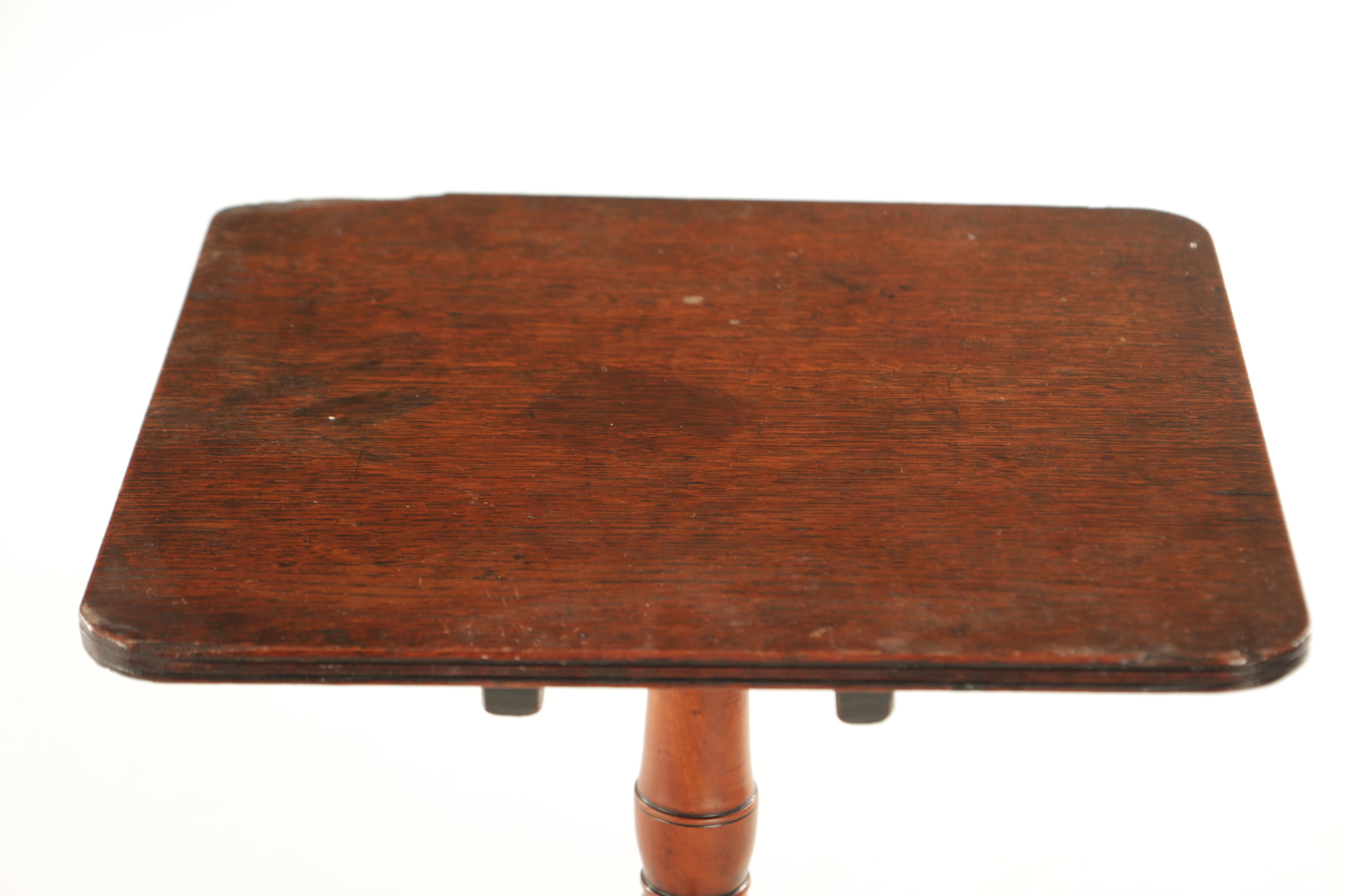 Lot 736 A 19TH CENTURY MINIATURE FRUIT WOOD TILT TOP