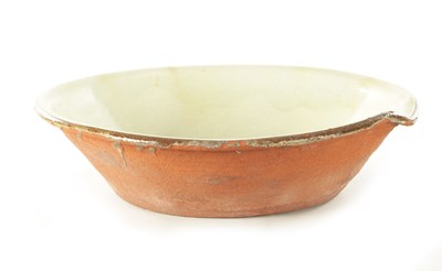 Lot 221 - A LARGE 19TH CENTURY GLAZED EARTHENWARE PANCHEON BOWL