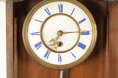 Lot 784 - A 19TH CENTURY WALNUT VIENNA REGULATOR WALL CLOCK OF SMALL PROPORTIONS