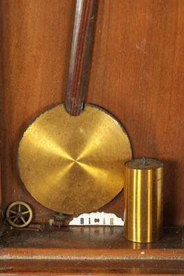 Lot 784 - A 19TH CENTURY WALNUT VIENNA REGULATOR WALL CLOCK OF SMALL PROPORTIONS