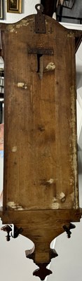 Lot 784 - A 19TH CENTURY WALNUT VIENNA REGULATOR WALL CLOCK OF SMALL PROPORTIONS