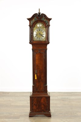 Lot 777 - H. WARE, HULL. AN EARLY 20TH CENTURY CHIPPENDALE STYLE MINIATURE WIEGHT DRIVEN LONGCASE CLOCK