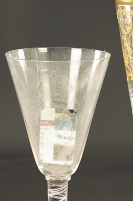 Lot 14 - A GIANT PAIR OF LATE 19TH CENTURY FRENCH FLARED GOBLETS