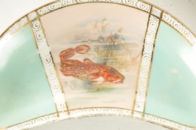 Lot 175 - AN FSC CZECHOSLOVAKIAN QUALITY PORCELAIN FISH SERVICE