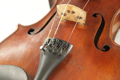 Lot 610 - AN ANTIQUE VIOLIN