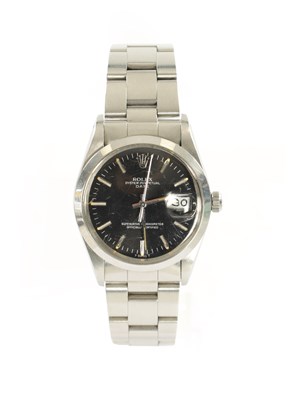 Lot 517 - A GENTLEMAN'S STEEL 1970'S ROLEX OYSTER PERPETUAL DATE