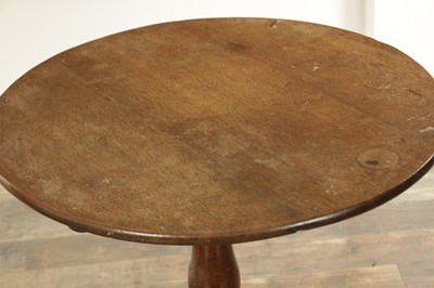 Lot 844 - AN 18TH CENTURY FRUITWOOD TILT TOP TRIPOD TABLE