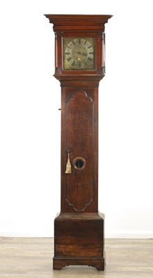 Lot 786 - JOHN OGDEN, BOWBRIDGE (BAINBRIDGE) AN EARLY 18TH CENTURY 30-HOUR LONGCASE CLOCK