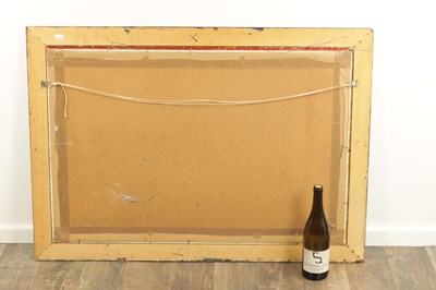 Lot 764 - CHRIS SHARP. AN OIL ON CANVAS ‘LEAPING SALMON’
