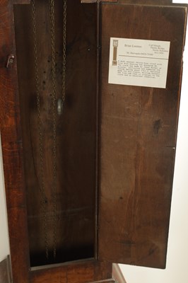 Lot 808 - JONAS BARBER, WINSTER. AN UNUSUAL 7 1/2” DIAL 30-HOUR LONGCASE CLOCK