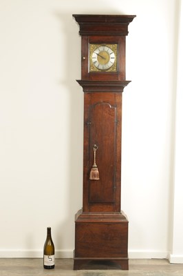 Lot 808 - JONAS BARBER, WINSTER. AN UNUSUAL 7 1/2” DIAL 30-HOUR LONGCASE CLOCK