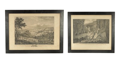 Lot 755 - TWO 18TH CENTURY ENGRAVED MONOCHROME PRINTS