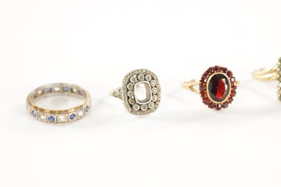 Lot 471 - A COLLECTION OF FOUR 9CT GOLD RINGS