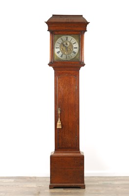 Lot 797 - JOHN OGDEN, BOWBRIDGE (BAINBRIDGE). AN EARLY 18TH CENTURY EIGHT DAY LONGCASE CLOCK