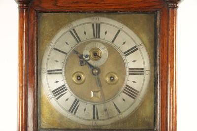 Lot 797 - JOHN OGDEN, BOWBRIDGE (BAINBRIDGE). AN EARLY 18TH CENTURY EIGHT DAY LONGCASE CLOCK