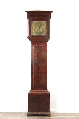 Lot 774 - JONAS BARBER, WINSTOR. NO. 921. A GEORGE III SCUMBLED PINE 30-HOUR LONGCASE CLOCK