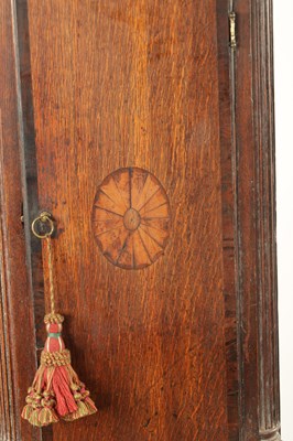 Lot 806 - JAMES METCALFE, ASKRIGG. A GEORGE III OAK LONGCASE CLOCK