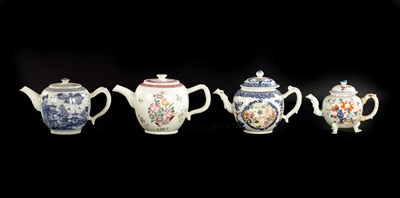 Lot 271 - A GROUP OF FOUR MID 18TH CENTURY CHINESE TEAPOTS