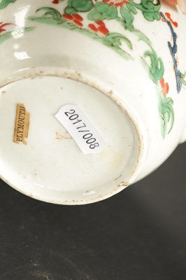 Lot 105 - A LATE 18TH CENTURY PLYMOUTH PORCELAIN TEAPOT